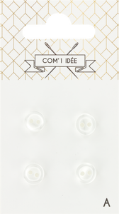 Carte de 4 boutons pour chemisier