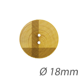 Boutons en bois 2 trous