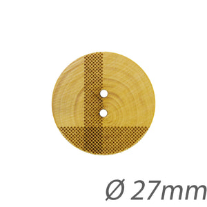 Boutons en bois 2 trous