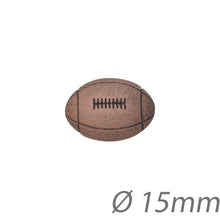 Charger l&#39;image dans la galerie, Boutons &quot;Ballon de rugby&quot;
