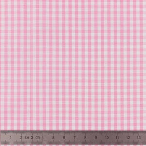Coupon de tissu vichy popeline coton | 75 x 65cm