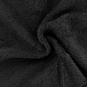Tissu éponge de bambou | Noir