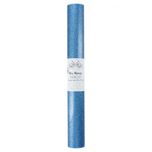 Feuille de flex 50 x 25cm | Atomic sparkle Bleu