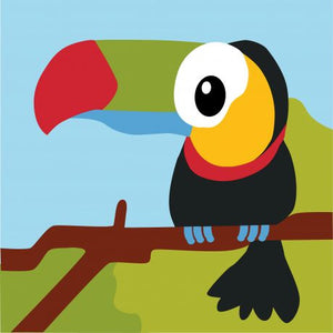 Kit canevas soudan | Titouan le toucan